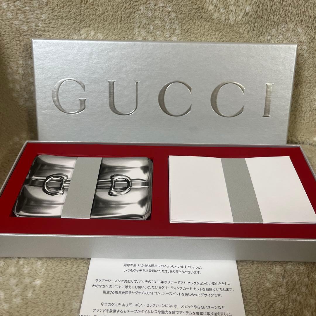 新品♪ GUCCI グッチ レターセット メッセージカード ノベルティ
