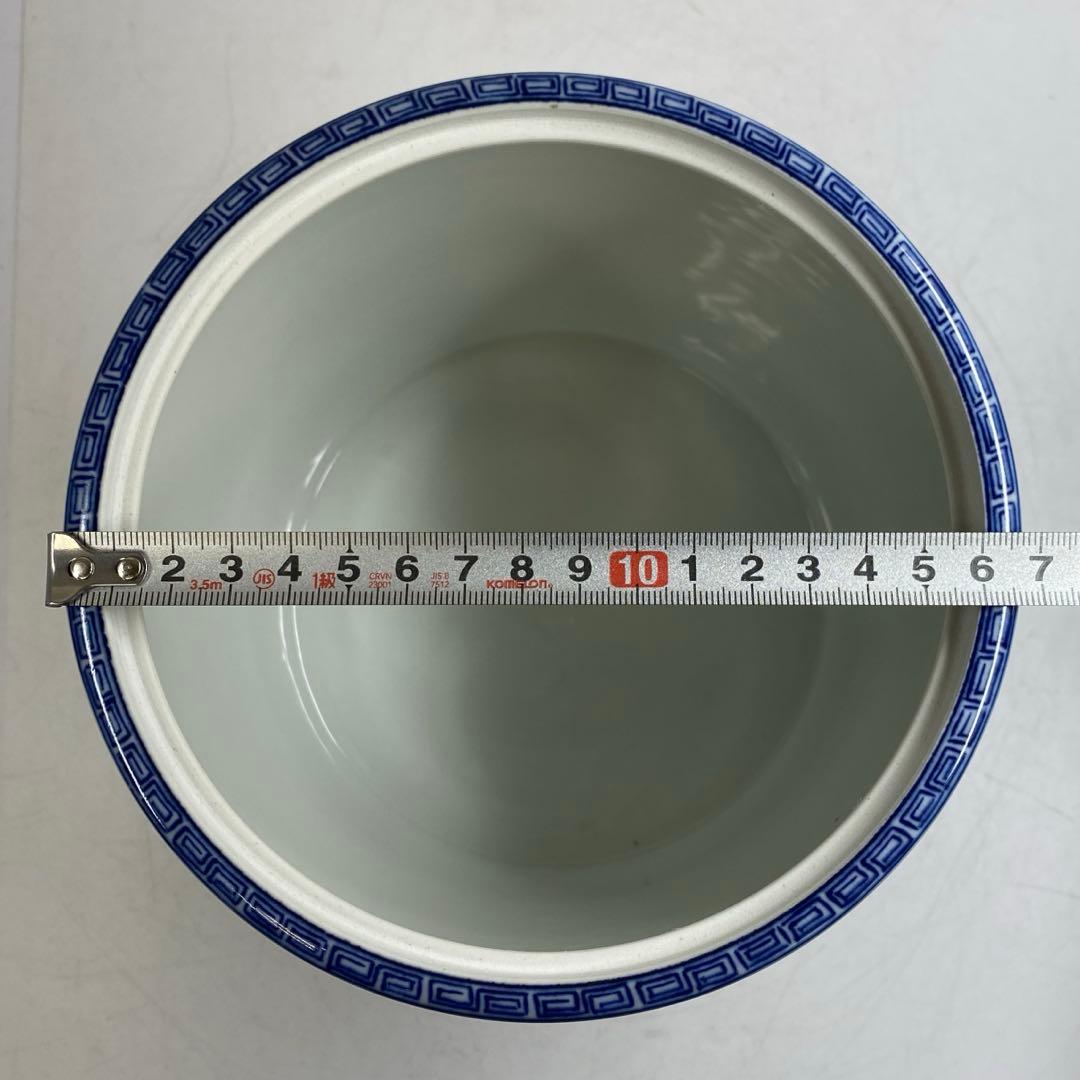 ☆茶3 橋本喜泉 祥瑞 松竹梅 水指 共箱 高さ19cm 東キ7-0725①