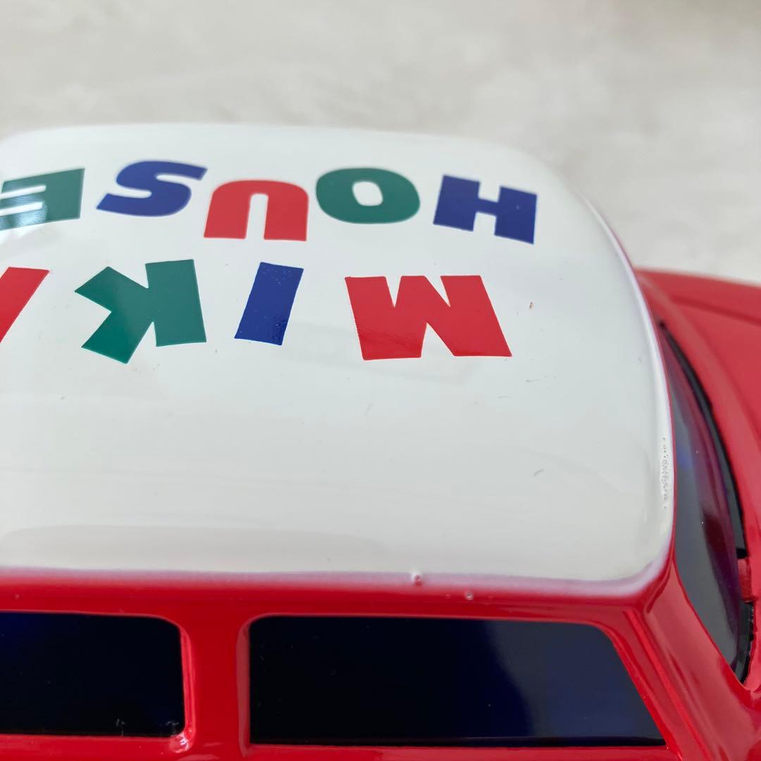 【レア・美品】MIKI HOUSE ミキハウス　ブリキミニカー　ミニクーパー