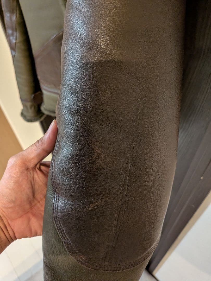 AKM　ムートンジャケット　グリーン