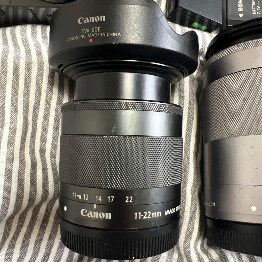 Canon EOS M5 セット/本体＋2本レンズ+バッテリー2つ+充電器｜