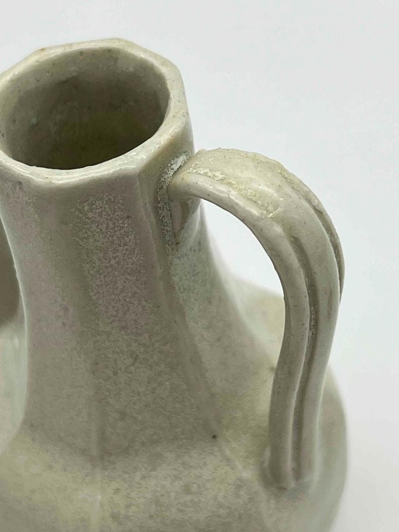 宋時代 青白磁 湖田窯水注 蓋付き 影青執壺 水注