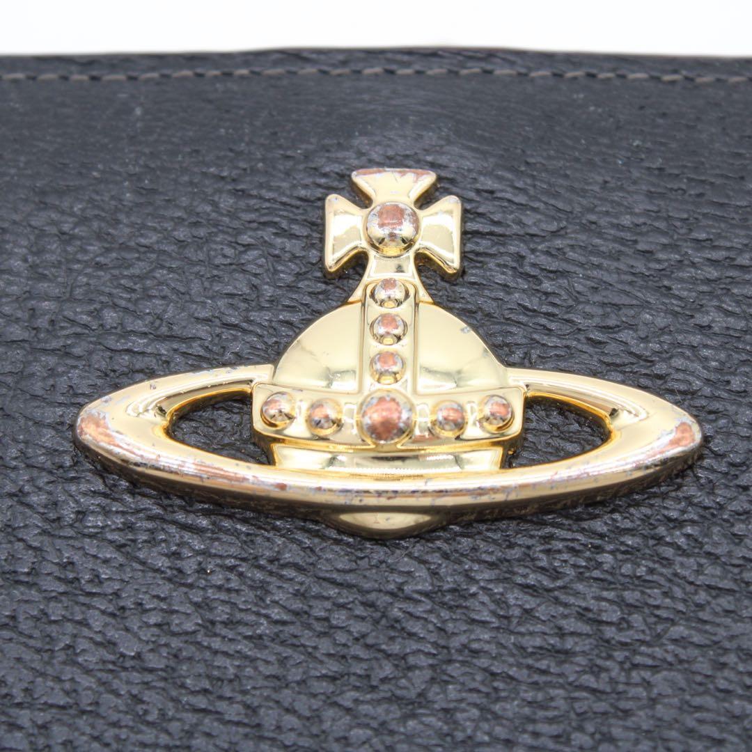 【美品】Vivienne 二つ折り財布 がま口 EXECUTIVE ブラック