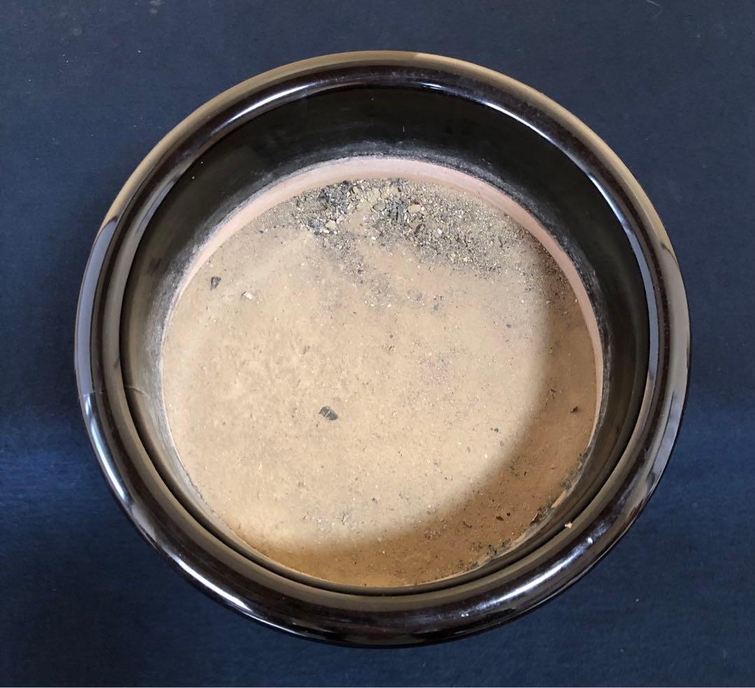 割引❗️《R》茶道具 菊置上 火鉢 火入 手炙 灰入 木箱　250731F3