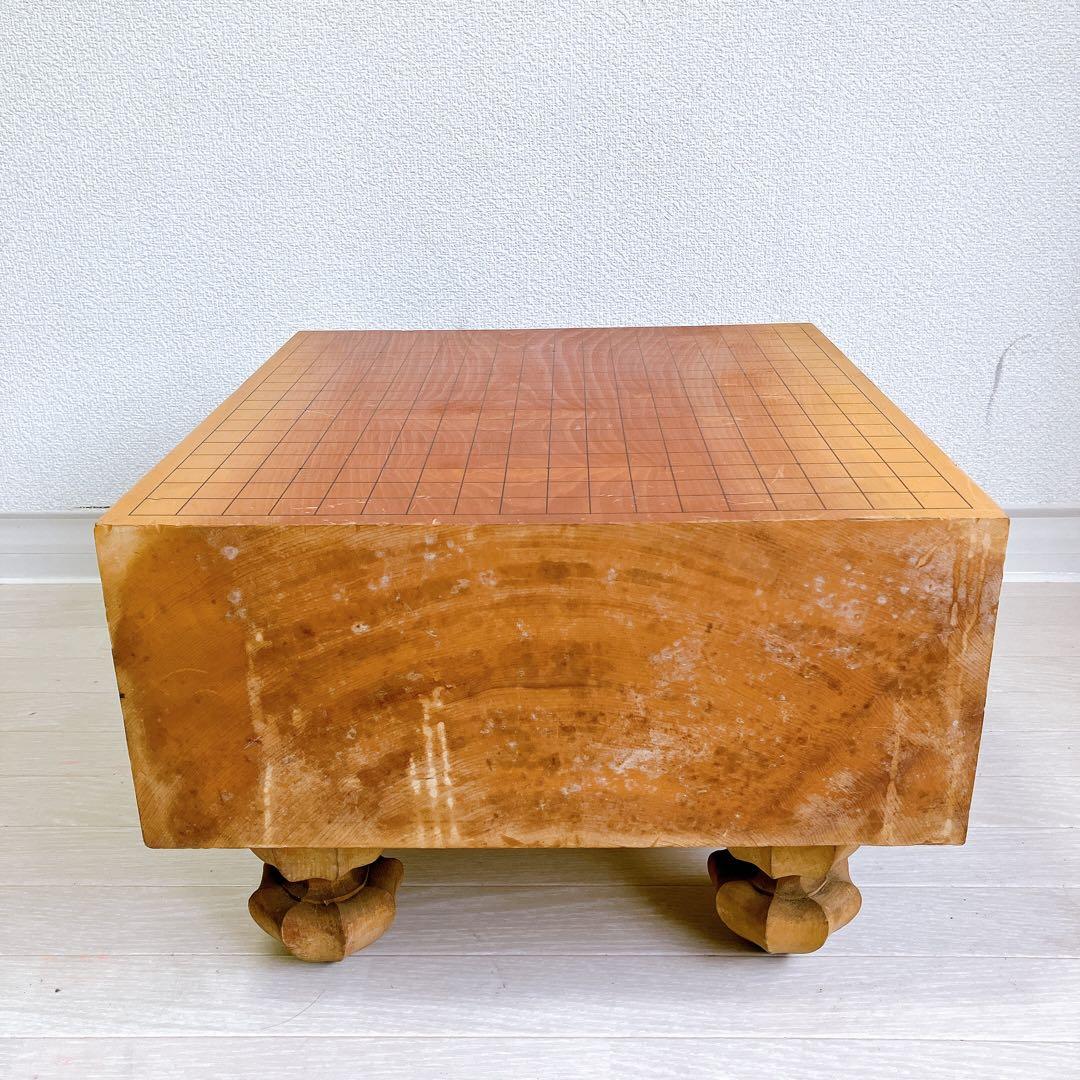 高級 囲碁版 セット へそあり 板目木表 昭和52年 レトロ 蛤石 那智黒石