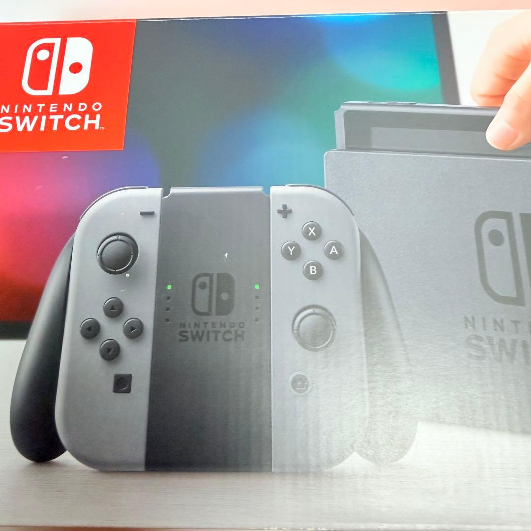 完品　美品　Nintendo Switch グレー　　ニンテンドー　スイッチ