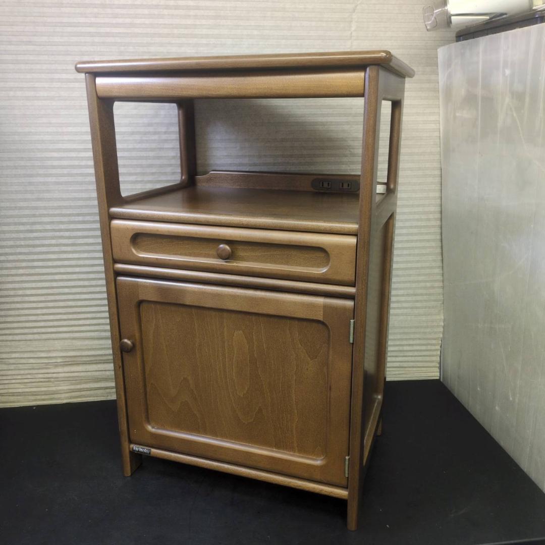 ☆☆カリモク家具　電話台　FAX台　エントランスラック　日本製 カリモク家具 電話台 FAX台 エントランスラック 日本製 カリモク家具