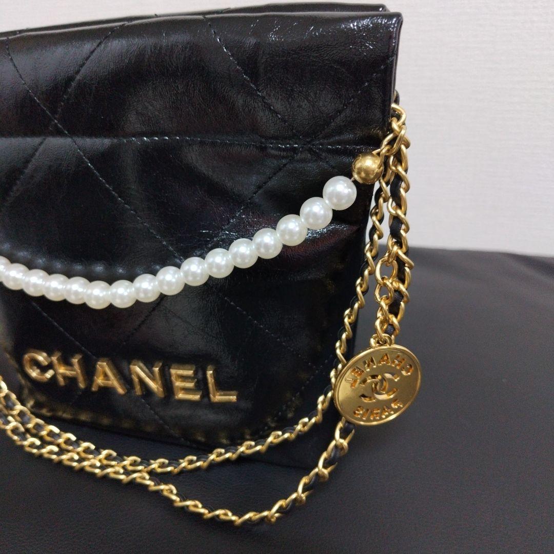 ✨VIP限定✨非売品 ノベルティ チェーンバッグ パール ポーチ付き