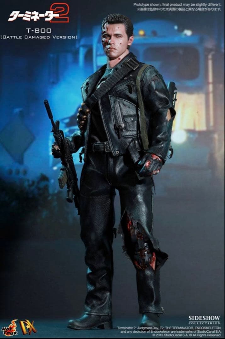 ホットトイズ　DX13　ターミネーター2　T-800　バトルダメージ