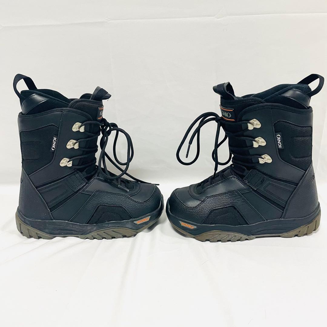 【お買い得3点セット】 IGNIO スノーボードブーツ＋ゴーグル＋収納袋