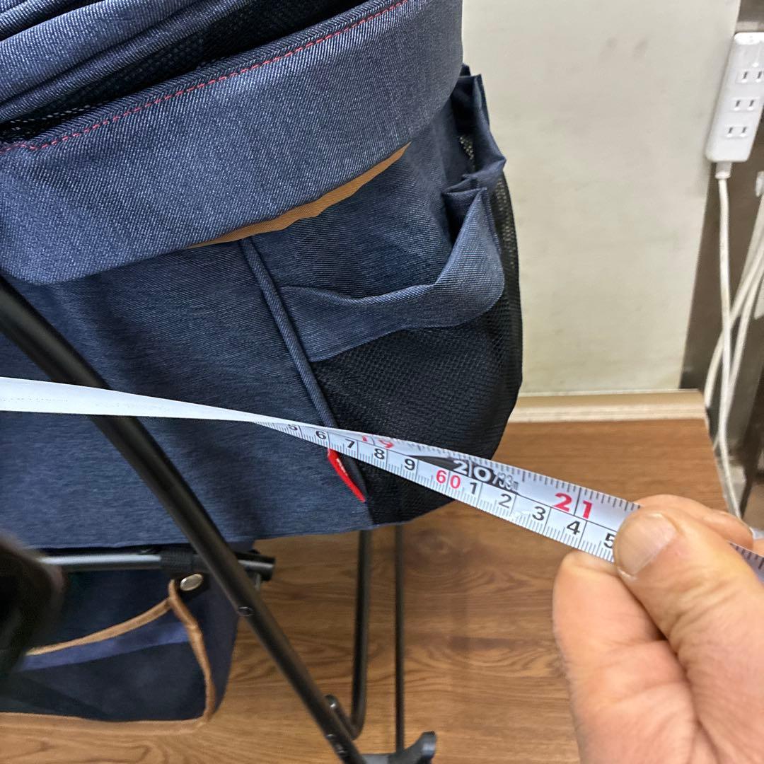 ネイビー ペットカート メッシュ窓付き - メルカリ