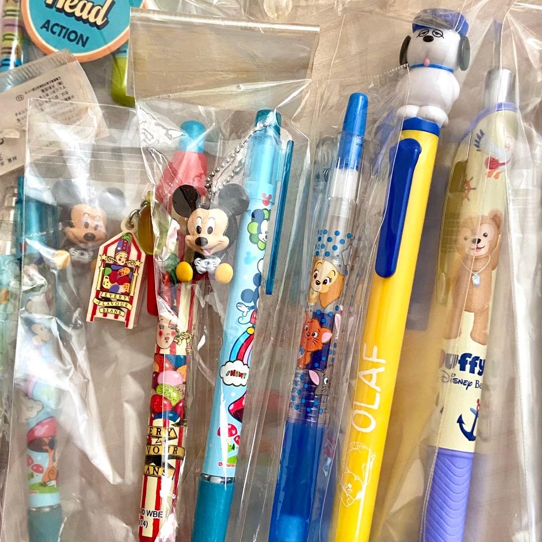 ボールペン、シャーペン】まとめ売り大量！キャラクターものディズニーUSJ