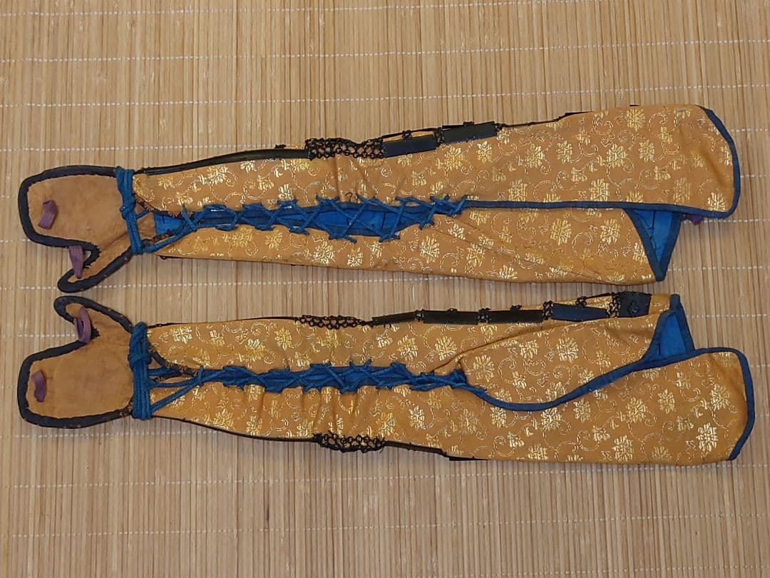 ★★送料無料☆丸武産業製☆光忍☆橙糸威伊予素懸二枚胴具足☆等身大☆鎧兜・甲冑★★