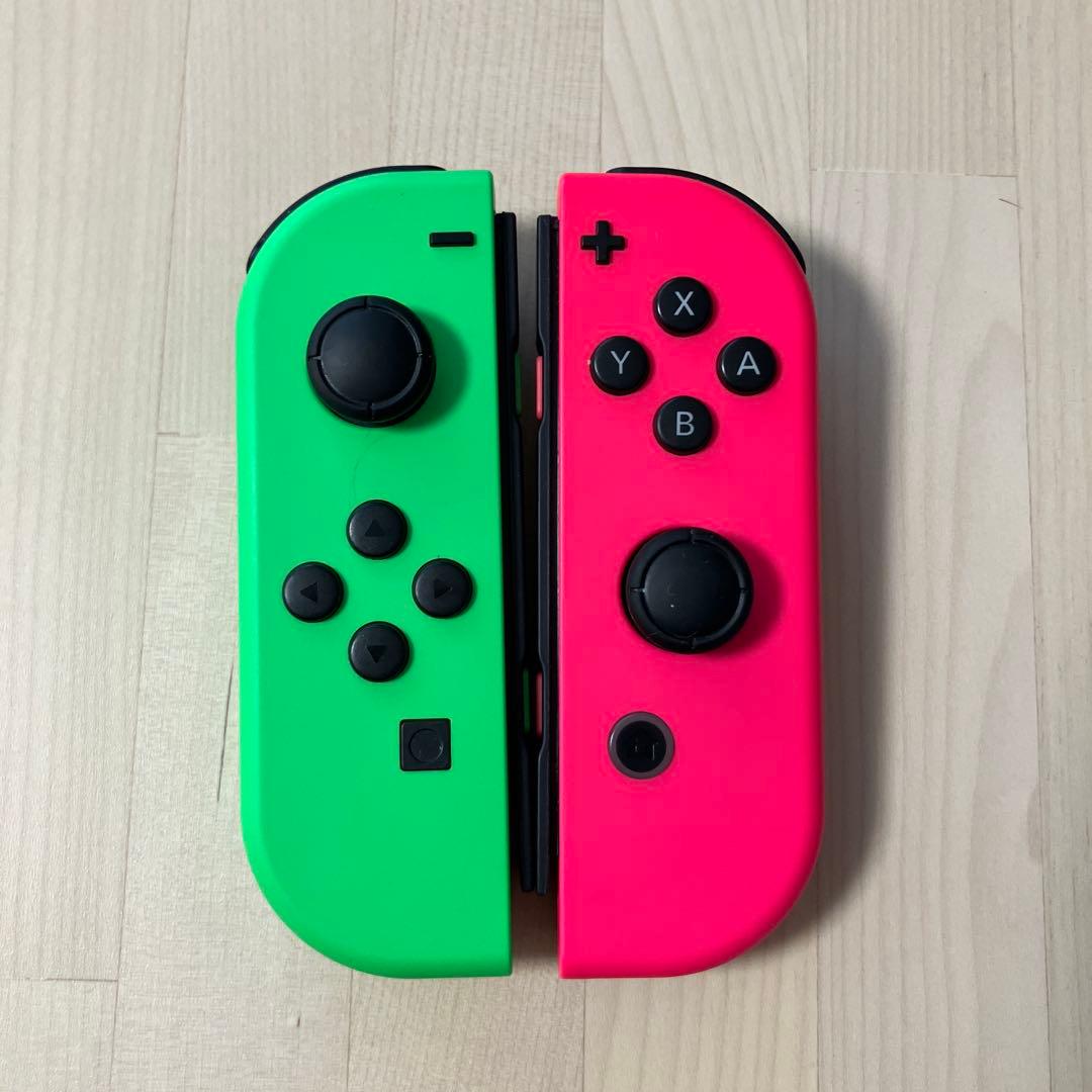 【純正・付属品セット】Nintendo Switch本体 グリーン・ピンク