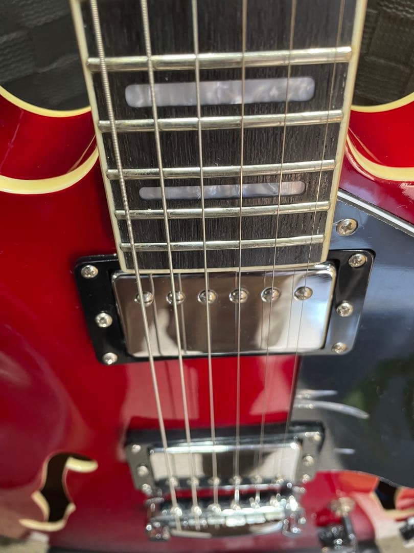 GROTE Jazz Electric Guitar （RED） セミアコ