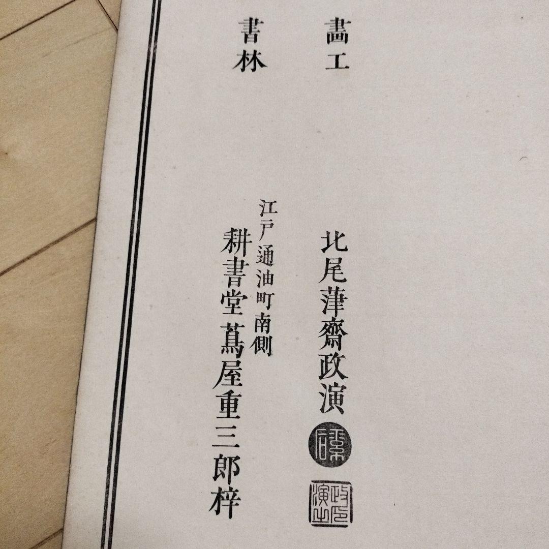 N*y様 希少　北尾政演　蔦屋重三郎　浮世絵 「吉原傾城　新美人合自筆鏡　完」木