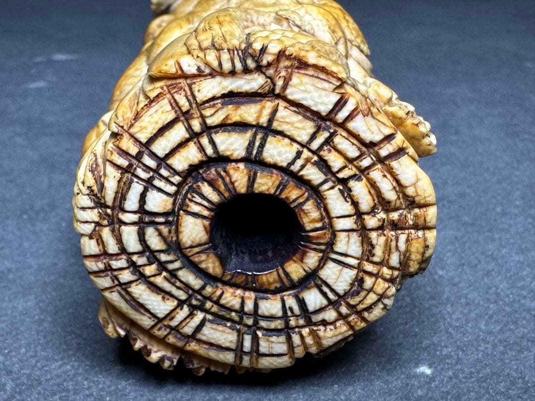 江戸時代時代鯨歯風天然素材喫煙具煙管 パイプ骨董アンティーク