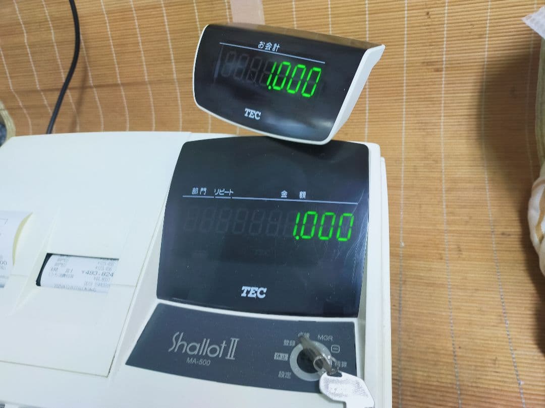 テックレジスター MA-500 ツインプリンター 人気機種 900390