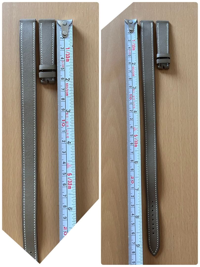 エルメス　替えベルト 《Hウォッチ》 PM 25 mm ドゥブルトゥール