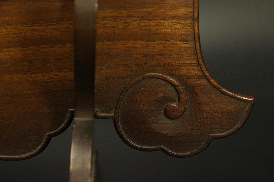 武具甲冑 刀掛 遠州 桑 時代物(A891)