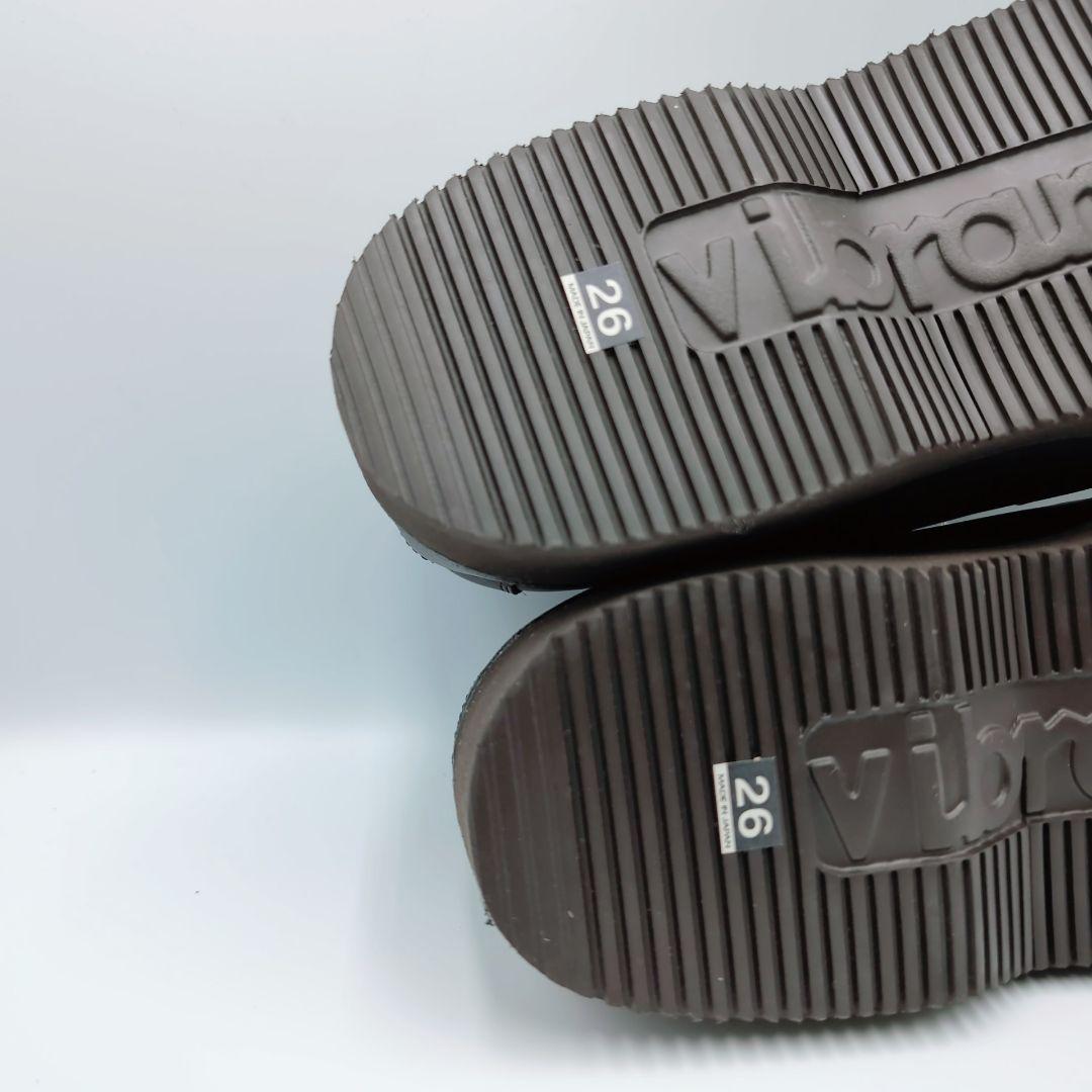 【新品】リーガルウォーカー　Vibram　革靴　ブラウン　26 　幅広　軽量