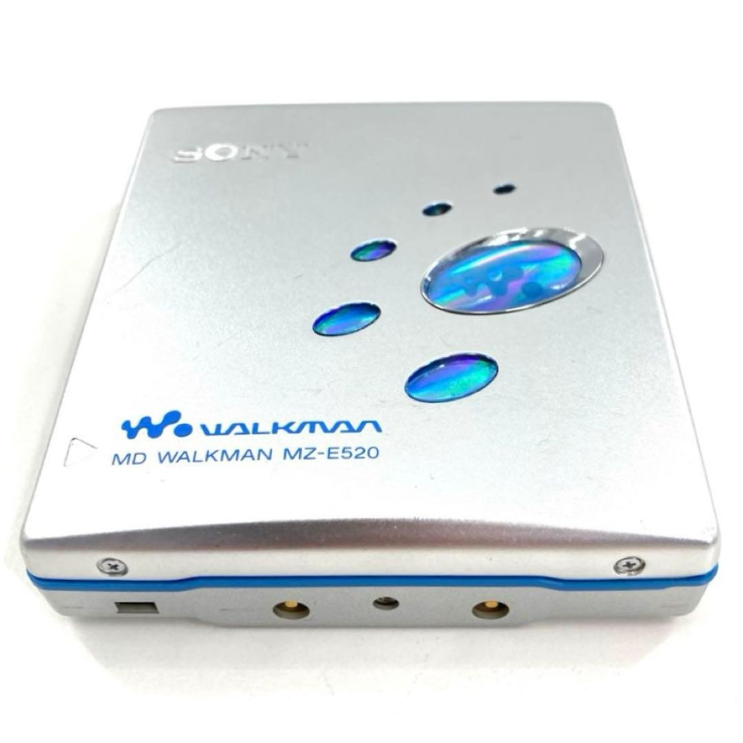 美品 SONY MDウォークマン MDプレーヤー MZ-E520 動作確認済 MD