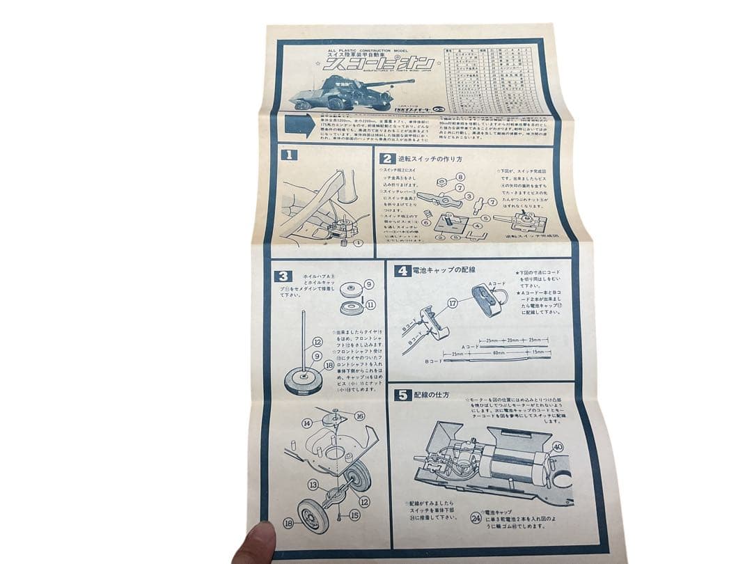 タミヤ スコーピオン 1/35 モーターライズ プラモデル 当時物 昭和レトロ