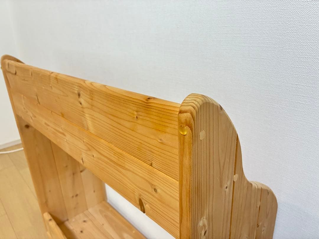 木製4段オープンシェルフ