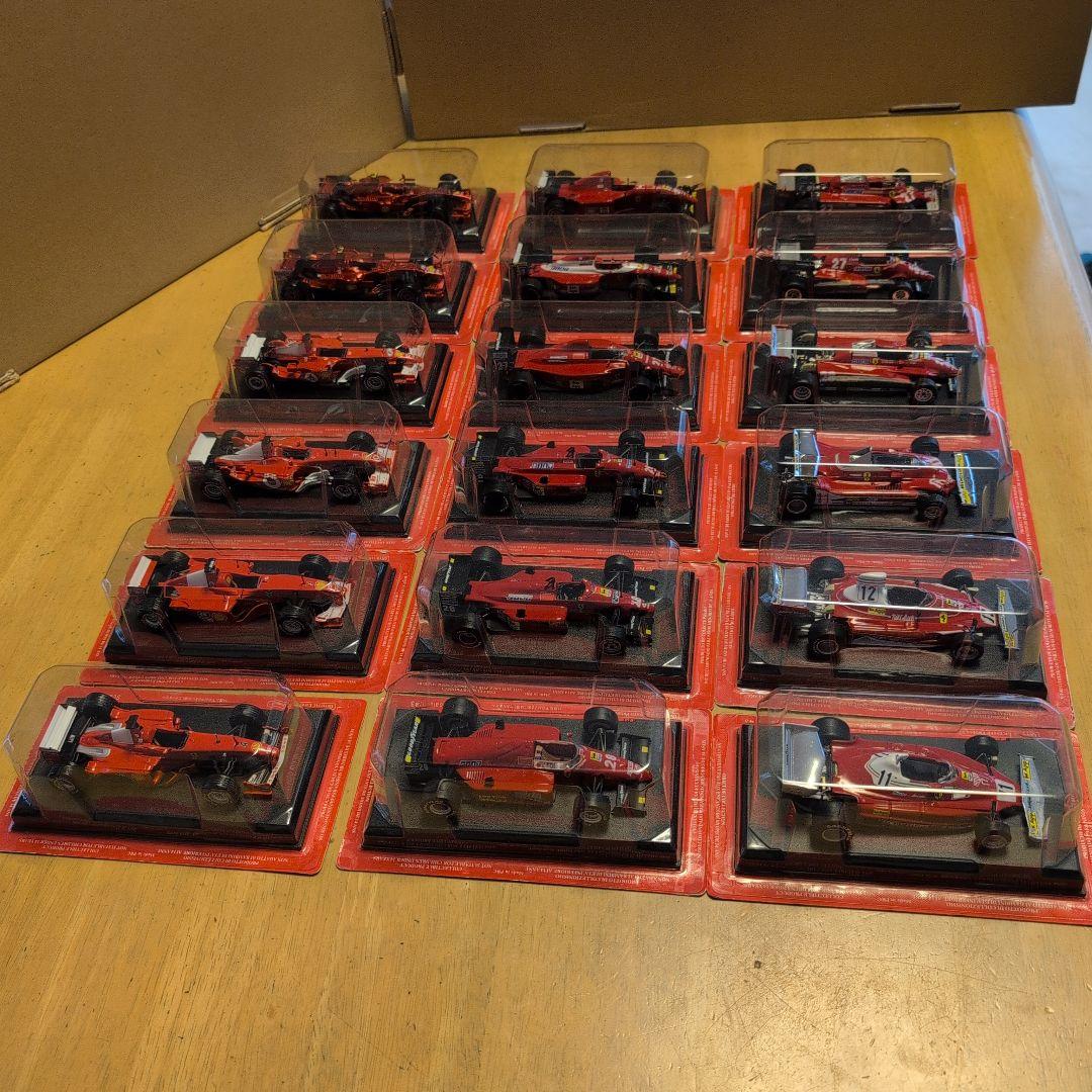 【オマケ3台付き】アシェット 1/43公式フェラーリF1コレクション18種