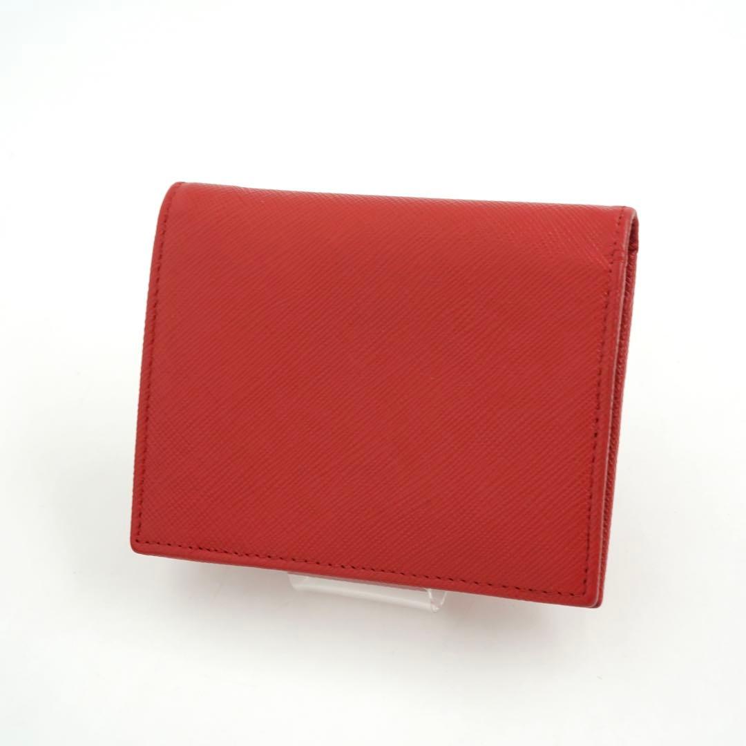 ✨未使用に近い・箱保証書付き✨ PRADA ミニ財布 バイカラー 花柄