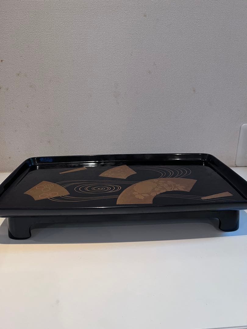 未使用】輪島塗 蒔絵 三段重箱 お屠蘇 盃 酒器セット 中島忠平の