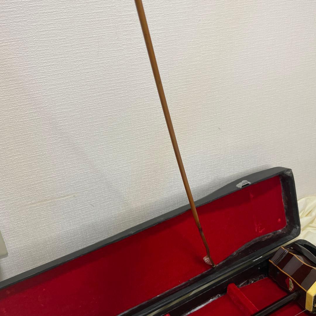 高級 虎丘 二胡 龍頭 弦楽器 民族楽器 ケース付属