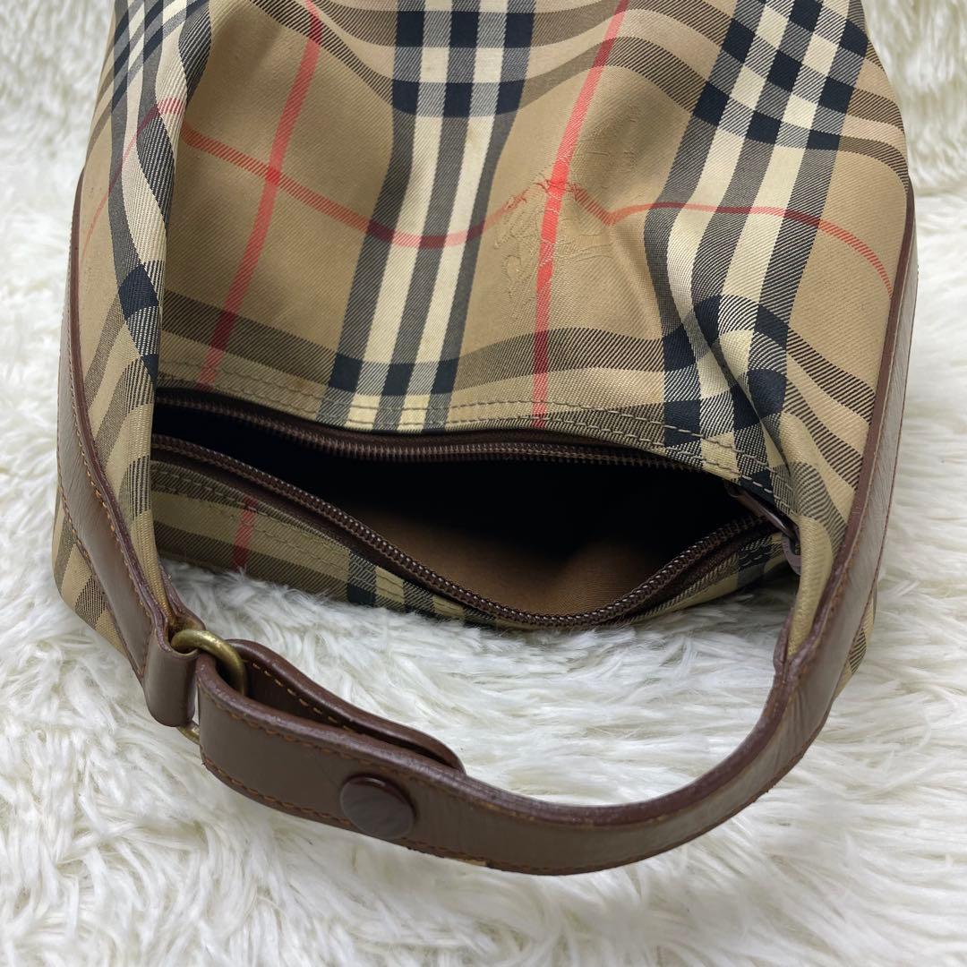 バーバリー ハンドバッグ ノバチェック シャドーホース キャンバス　トートバッグ