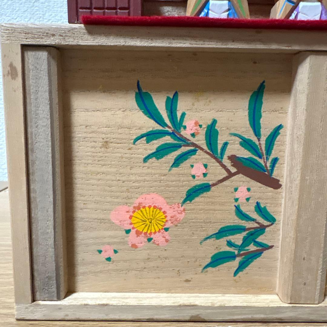 神泉　奈良一刀彫り五段雛人形セット