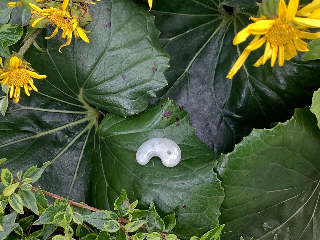 ✳神様からの贈り物‼️ 勾玉 糸魚川翡翠ジェダイト本物をお身近に 最