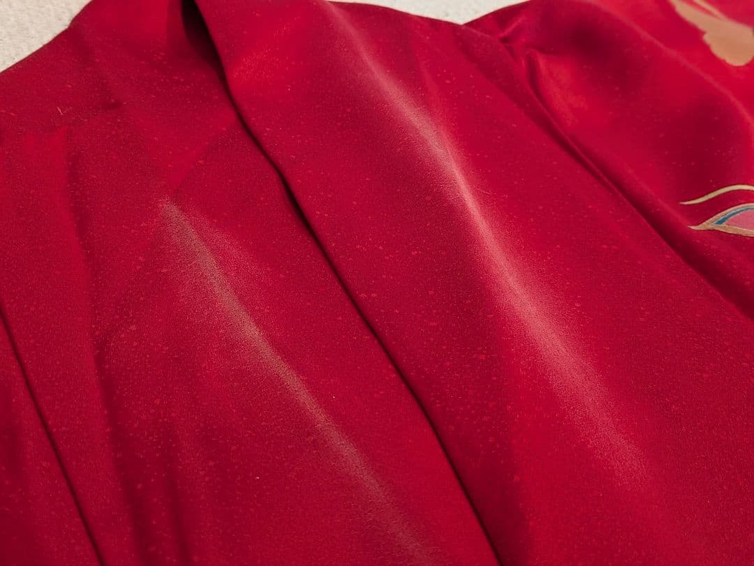 振袖フルセット 身丈167裄69 後藤久美子ブランド 金銀彩 赤 逸品 成人