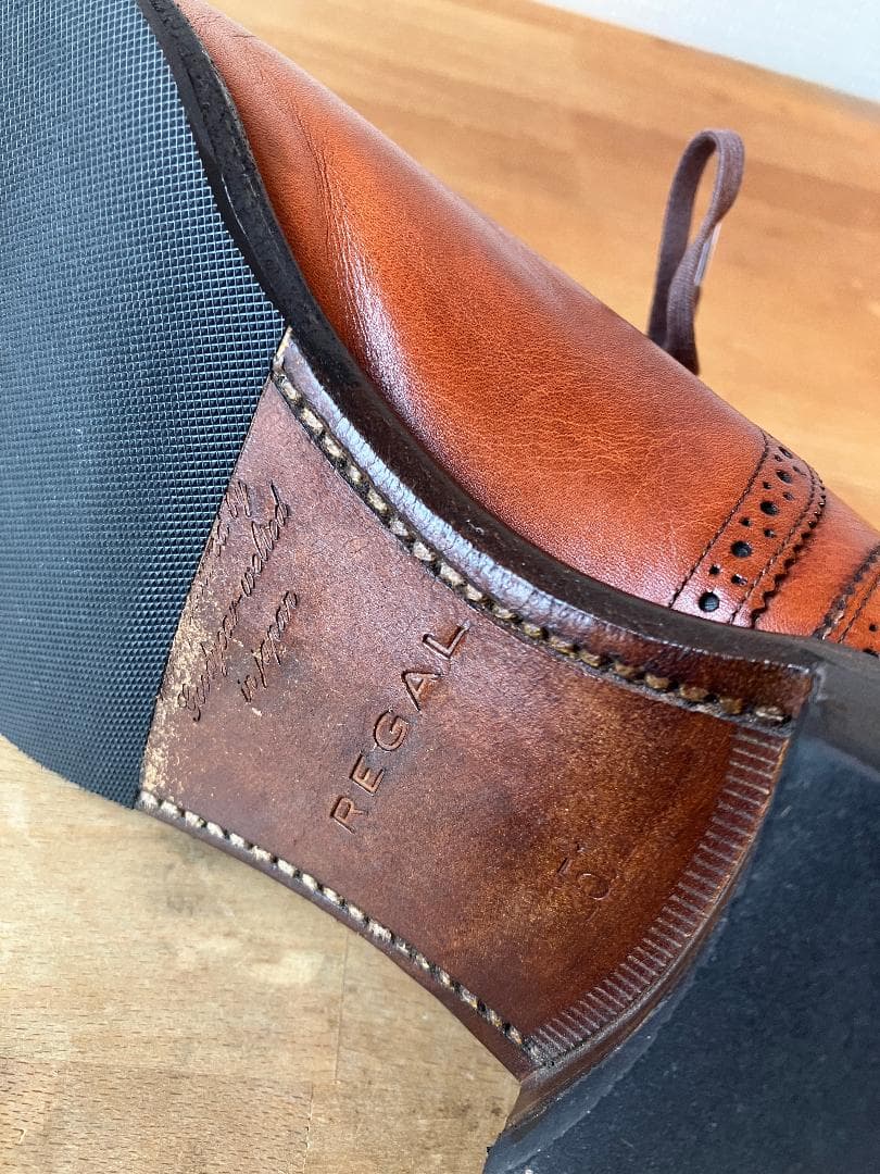 REGAL 27.5cm ドレスシューズとベルトセット（シューツリー付き）