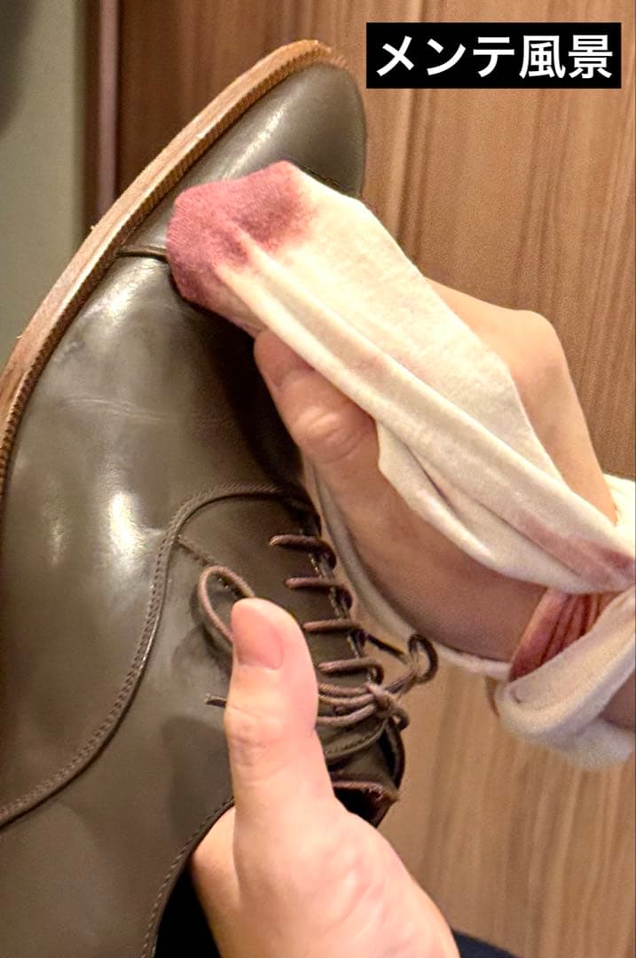 コムサメン ドレスシューズ レザー ダークブラウン26cm ビジネス メンズ革靴