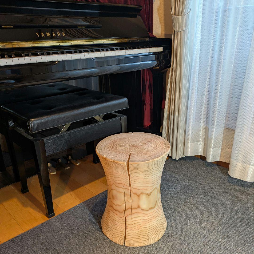 outdoorman　檜④　丸太　椅子　スツール　テーブル　高さ約40㎝