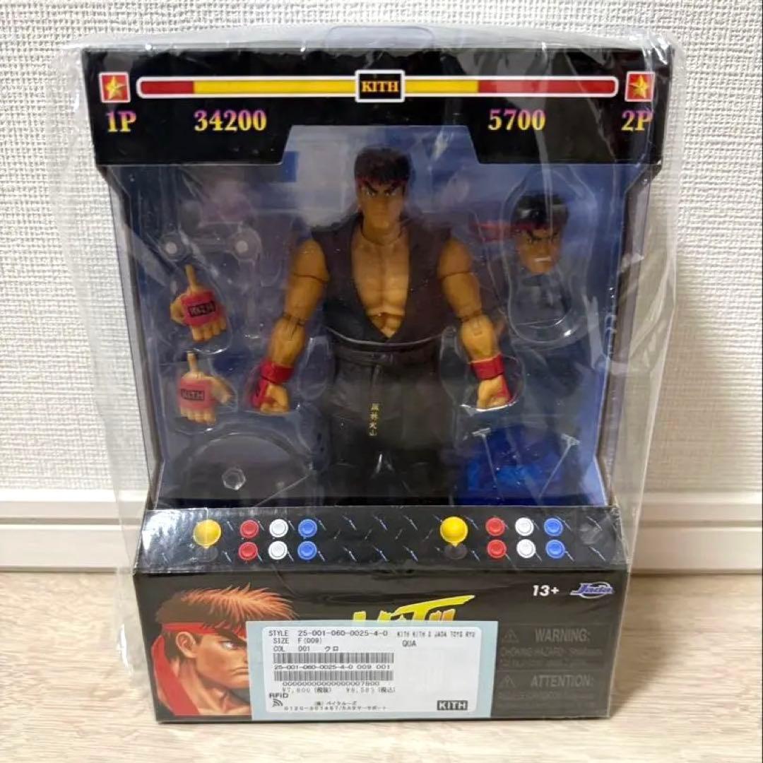 いっちゃんKITH CAPCOM リュウ フィギュア Capcom | Kith for Jada Toys Ryu Figure - Black