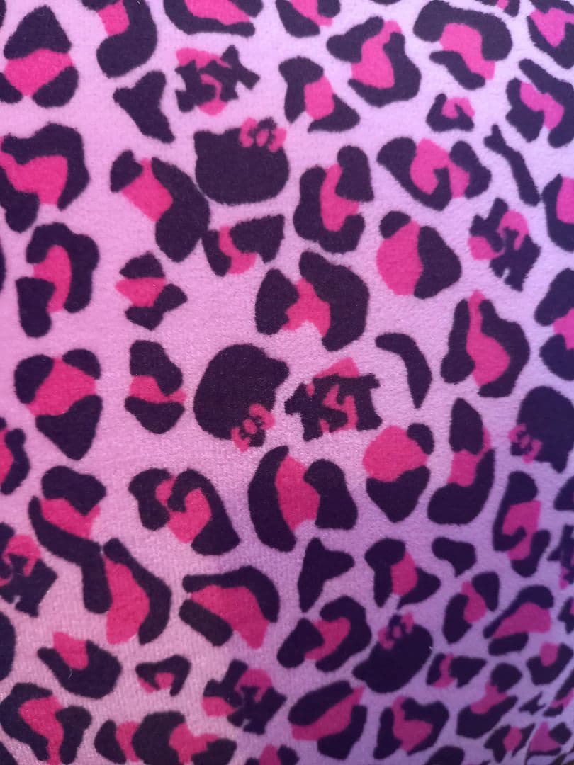 希少 ハローキティ ぬいぐるみ 2008年 ヒョウ柄 ピンク 特大 2L 新品