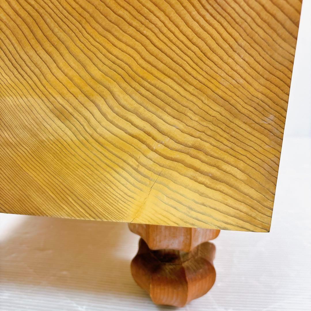 【美品】囲碁盤 極厚 高級 へそ付き 厚さ17.6cm 5.8寸 天地柾 柾目