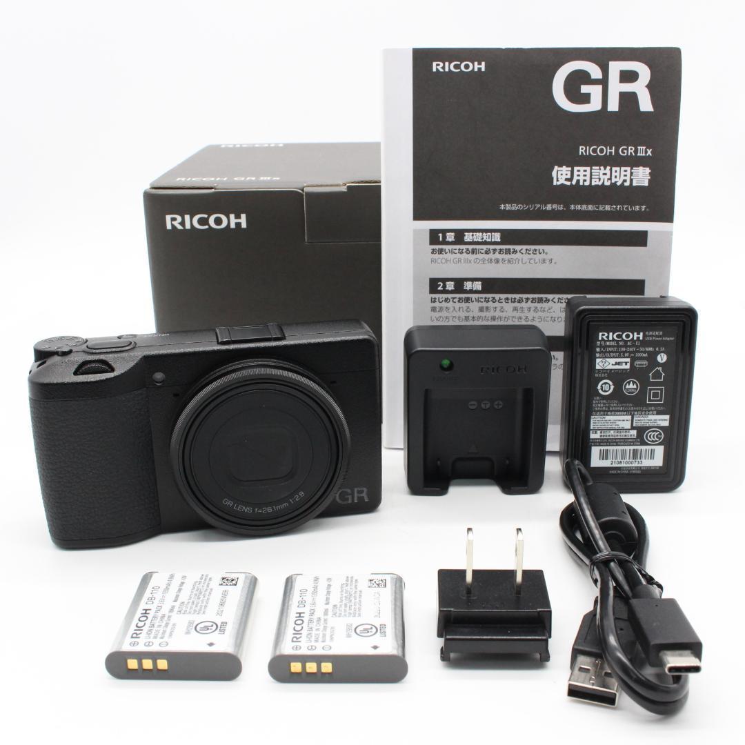 RICOH GR IIIx 本体 充電器付き