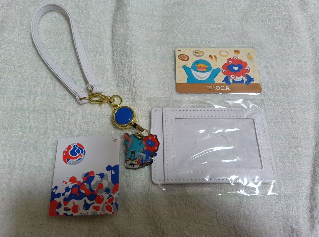 大阪関西万博EXPO★限定ミャクミャクICOCA &合皮パスケース　残高0円