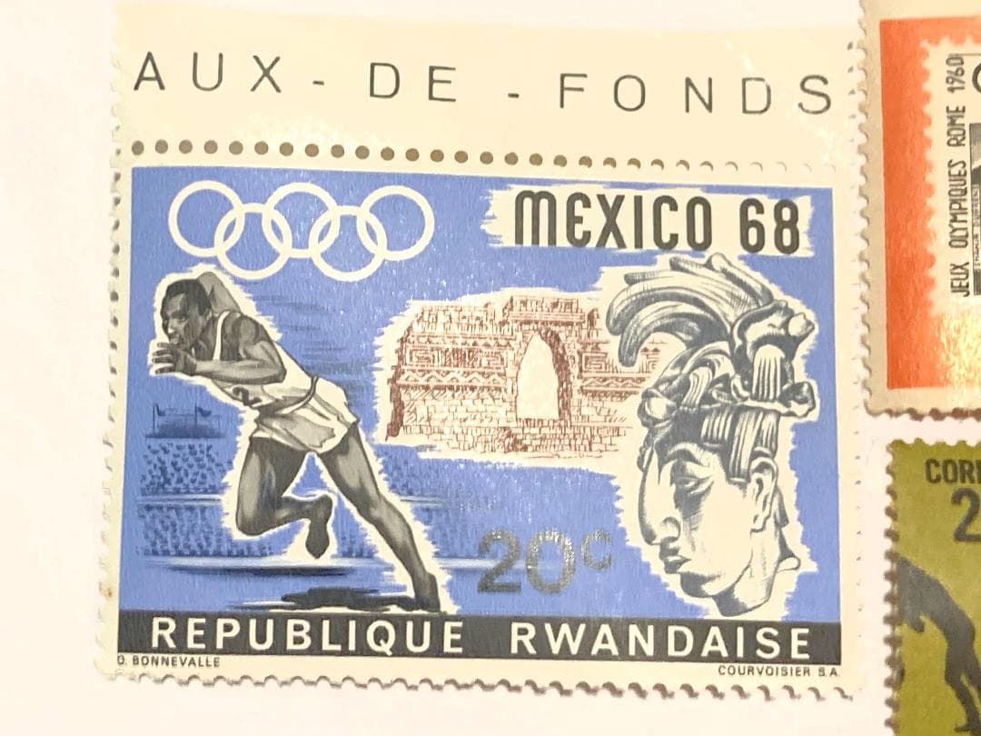 1964年 東京オリンピック自転車競技 メキシコ五輪1968 切手 メキシコ