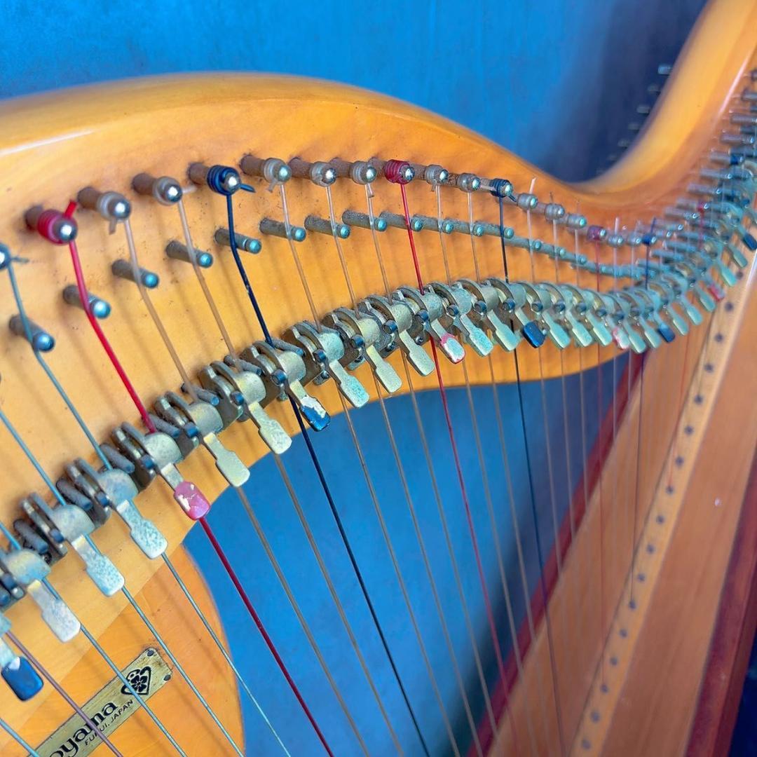 青山ハープ AOYAMA 140D 36弦　アイリッシュハープ　レバーハープ