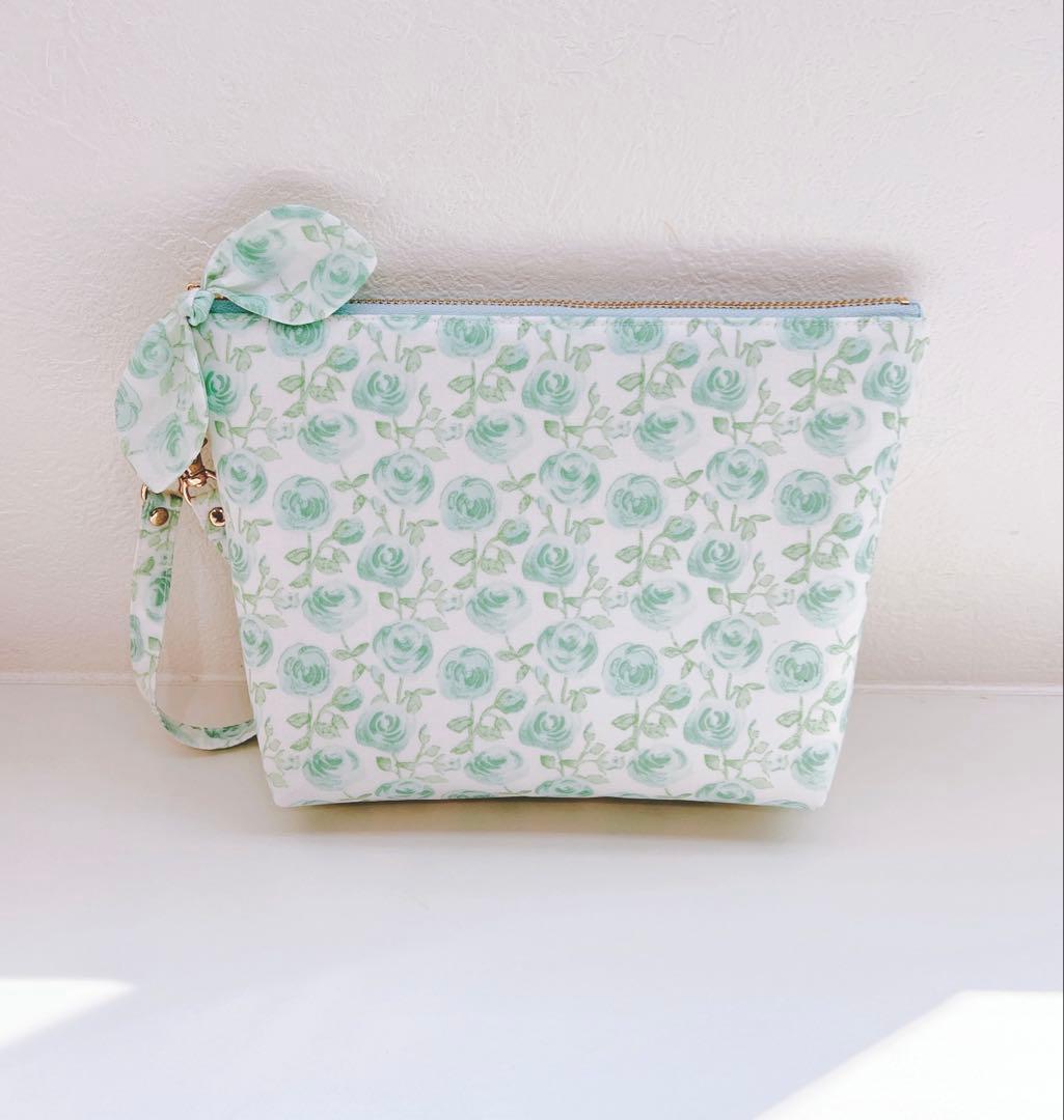 【K☆様お取置き専用ページ】リバティ　ファスナーポーチ＆サニタリーポーチセット