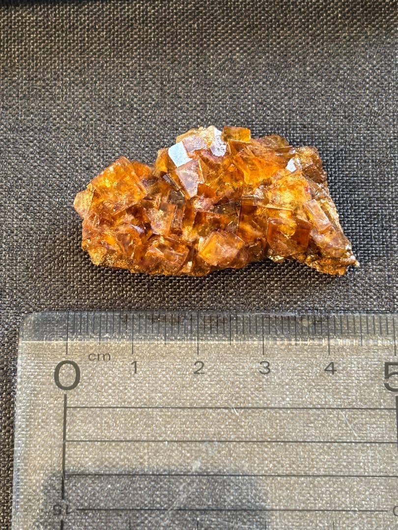 ドイツ産 フローライト 原石 鉱物標本 アンバー