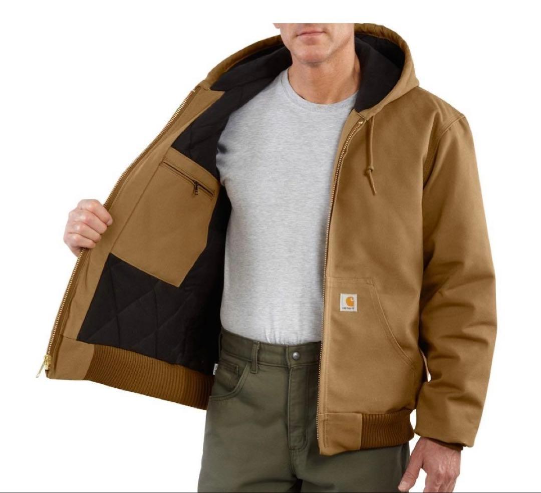 Carhartt アクティブジャケット　新品　ブラウンSサイズ