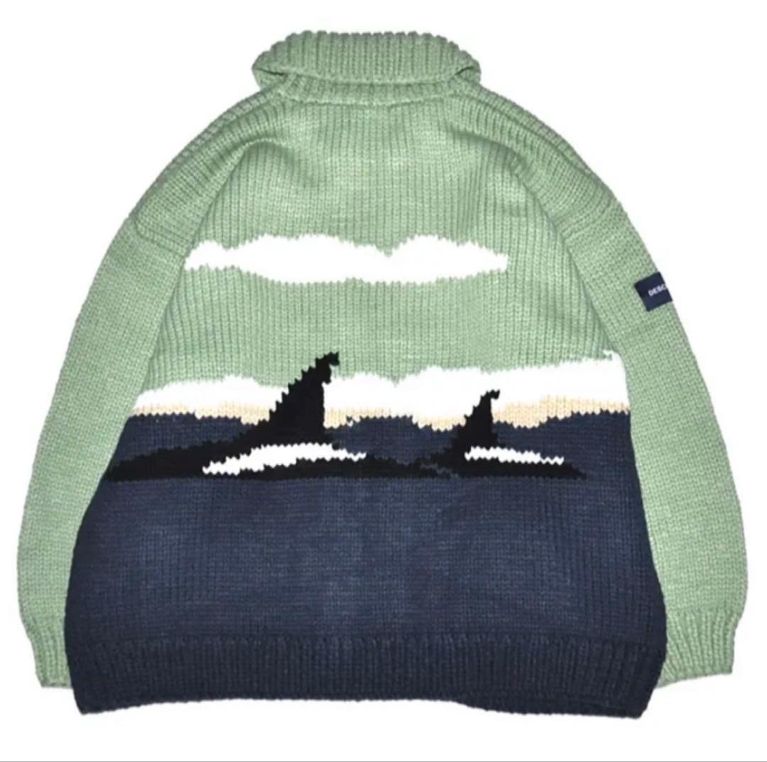 ジャケット・アウター DESCENDANT SUNKEN COWICHAN SWEATER